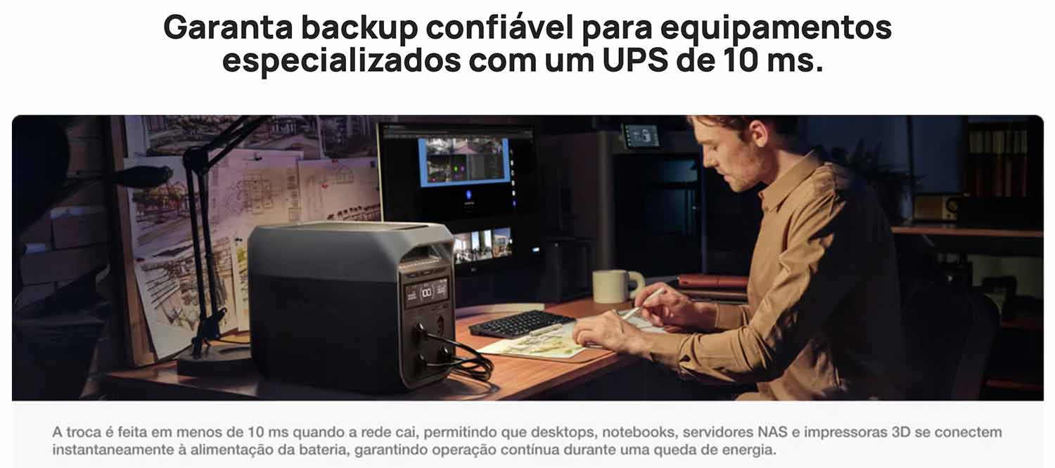 EcoFlow Delta 3 UPS/No-break