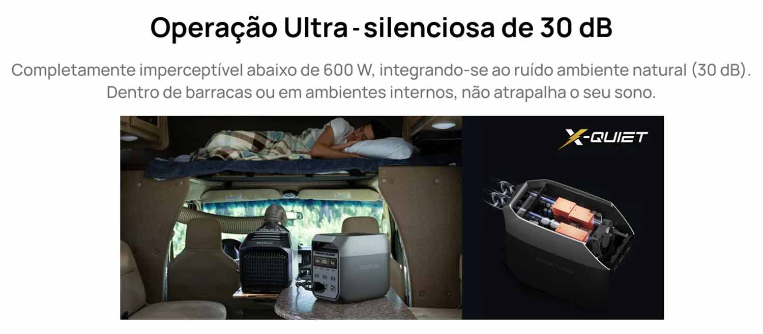EcoFlow Delta 3 Silencioso