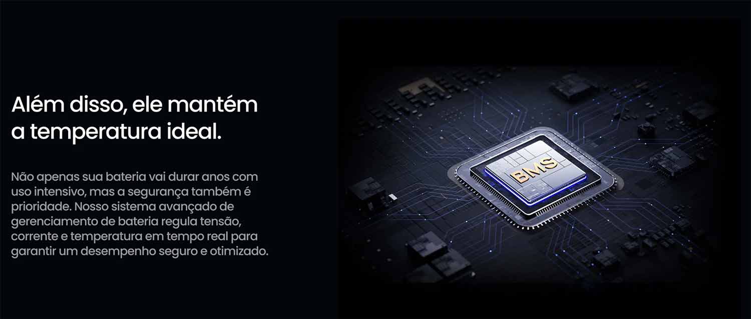 EcoFlow Delta Pro Gerenciamento avançado da bateria via BMS