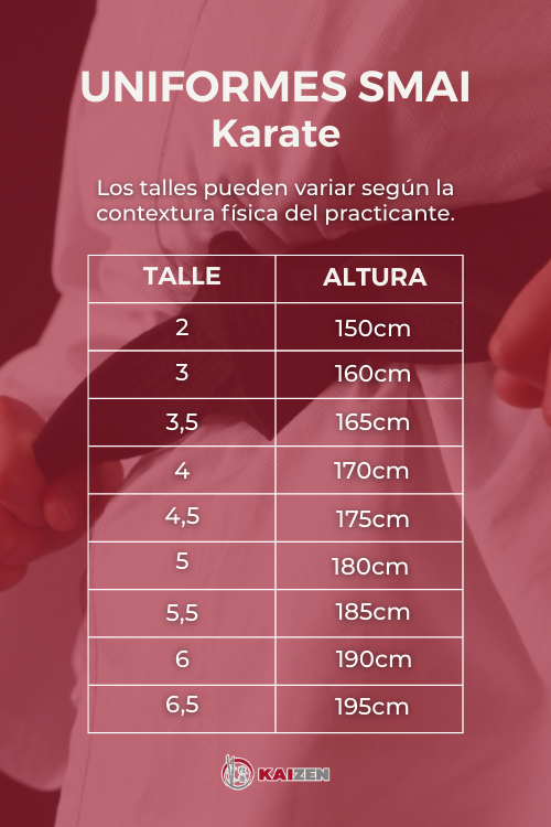 Guía de talles SMAI