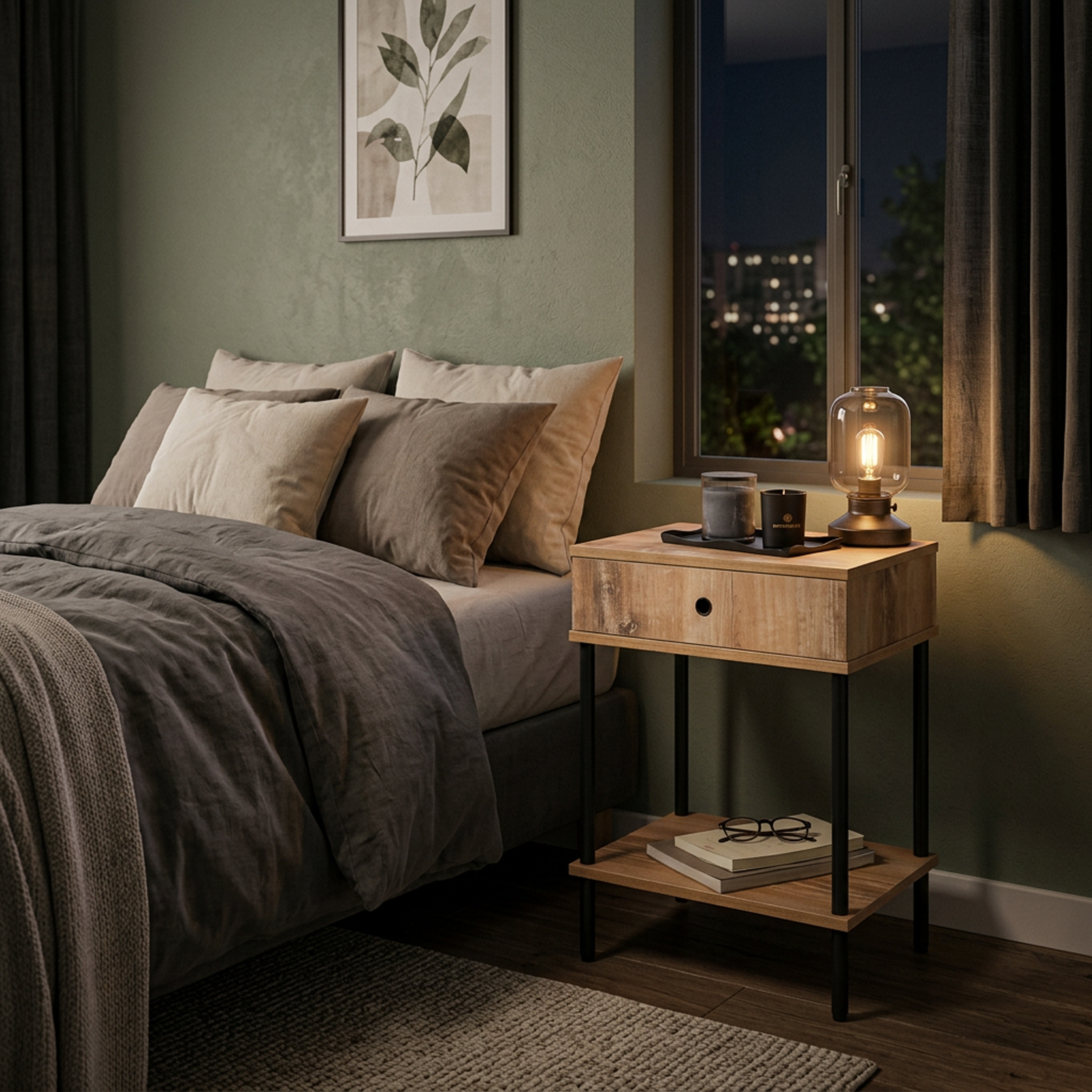 Mesita de Luz C05 ambientada