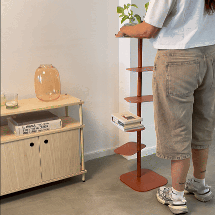 Estanter&iacute;a T&oacute;tem CH21 en uso con deco