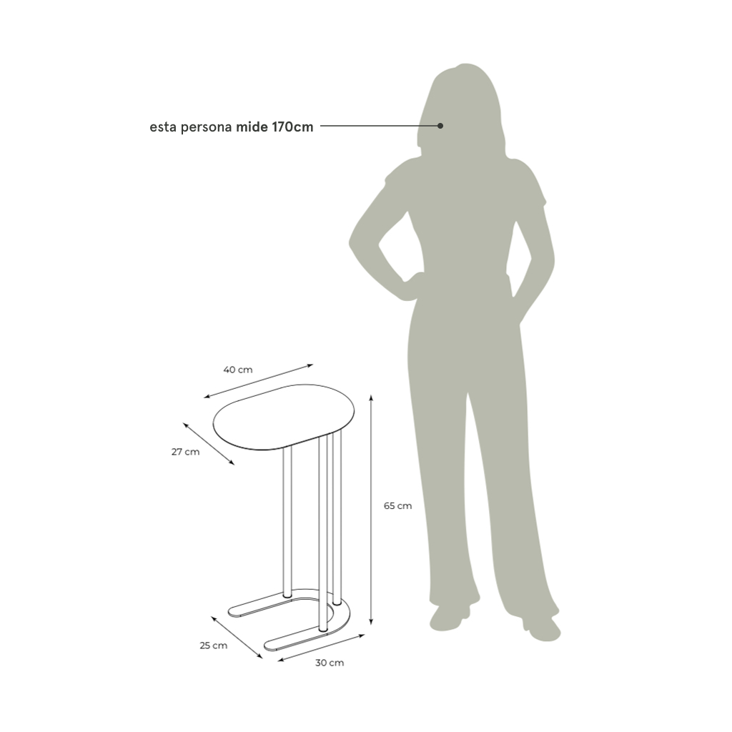 Ficha técnica Mesa de Arrime CH29