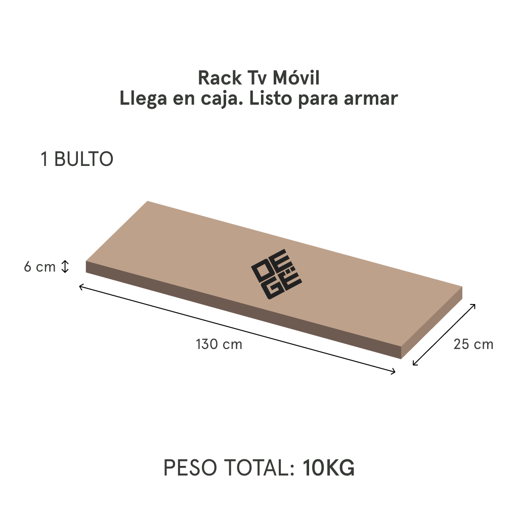 Packaging - Rack TV Movil CH31