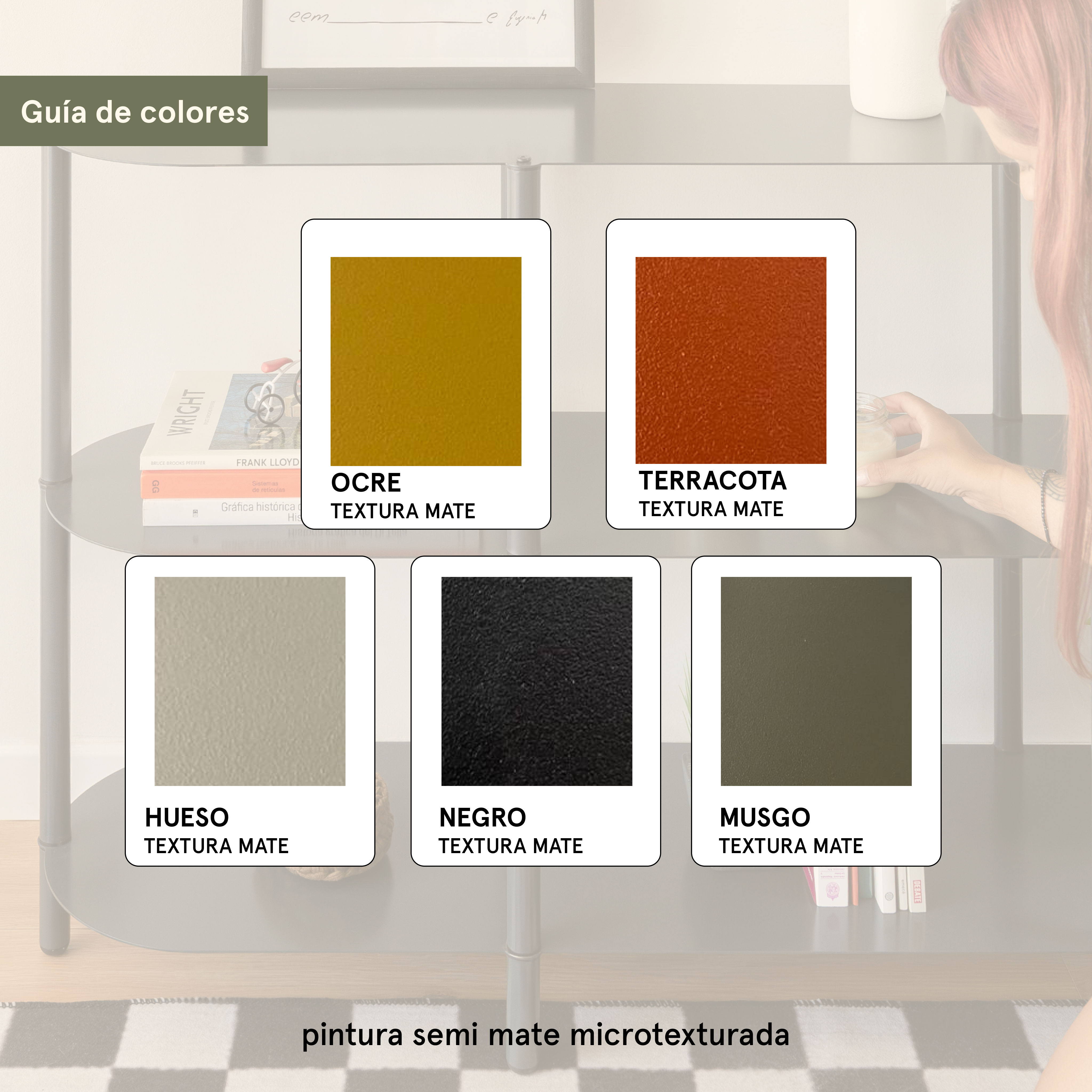 Rack CH09 - Paleta de colores disponibles