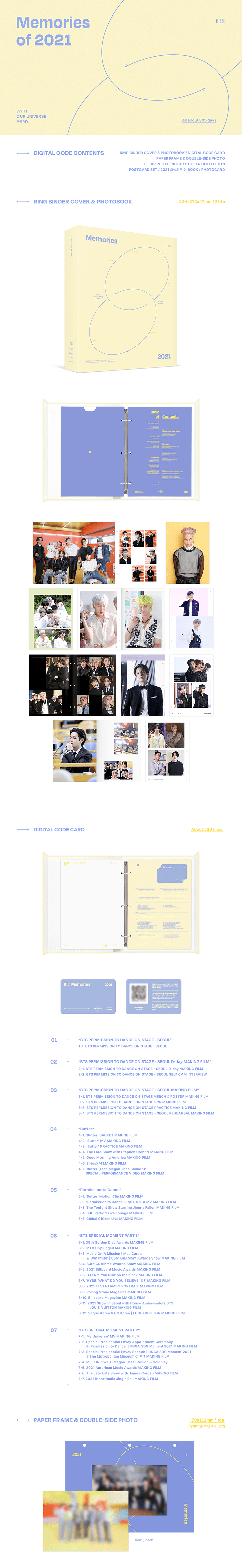 BTS - MEMORIES 2021 DVD Lacrado e Oficial