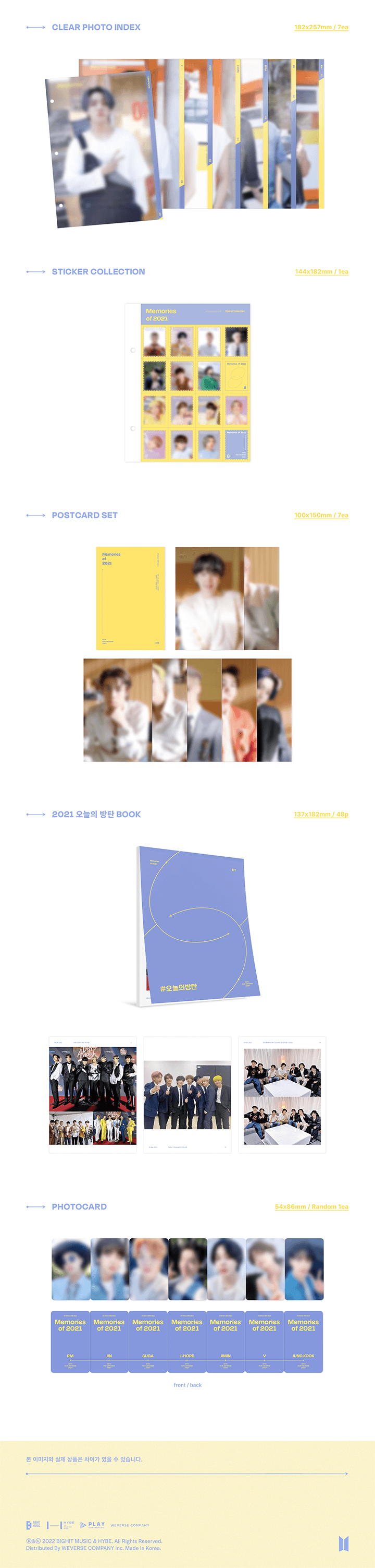 BTS - MEMORIES 2021 DVD Lacrado e Oficial