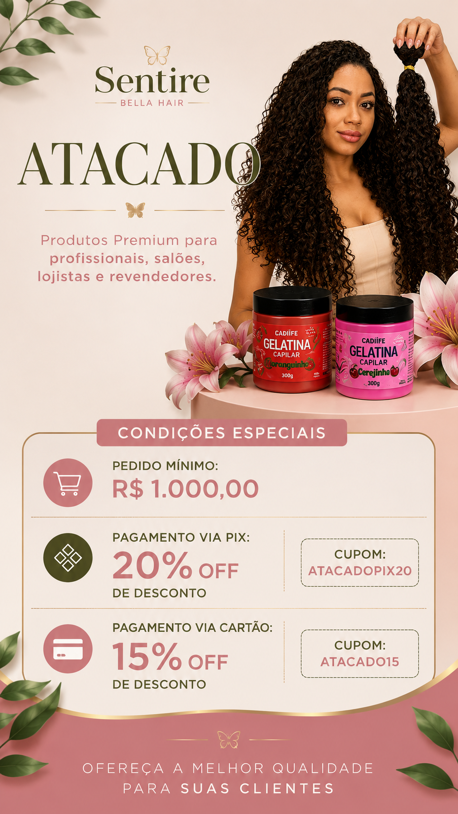 Sentire Bella Hair - Atacado