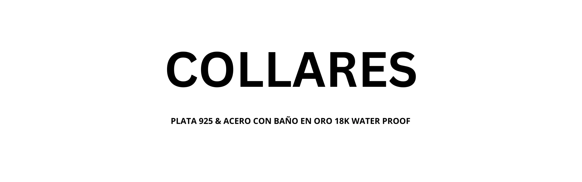 Banner de la categoría Collares