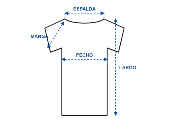 Cómo medir una remera