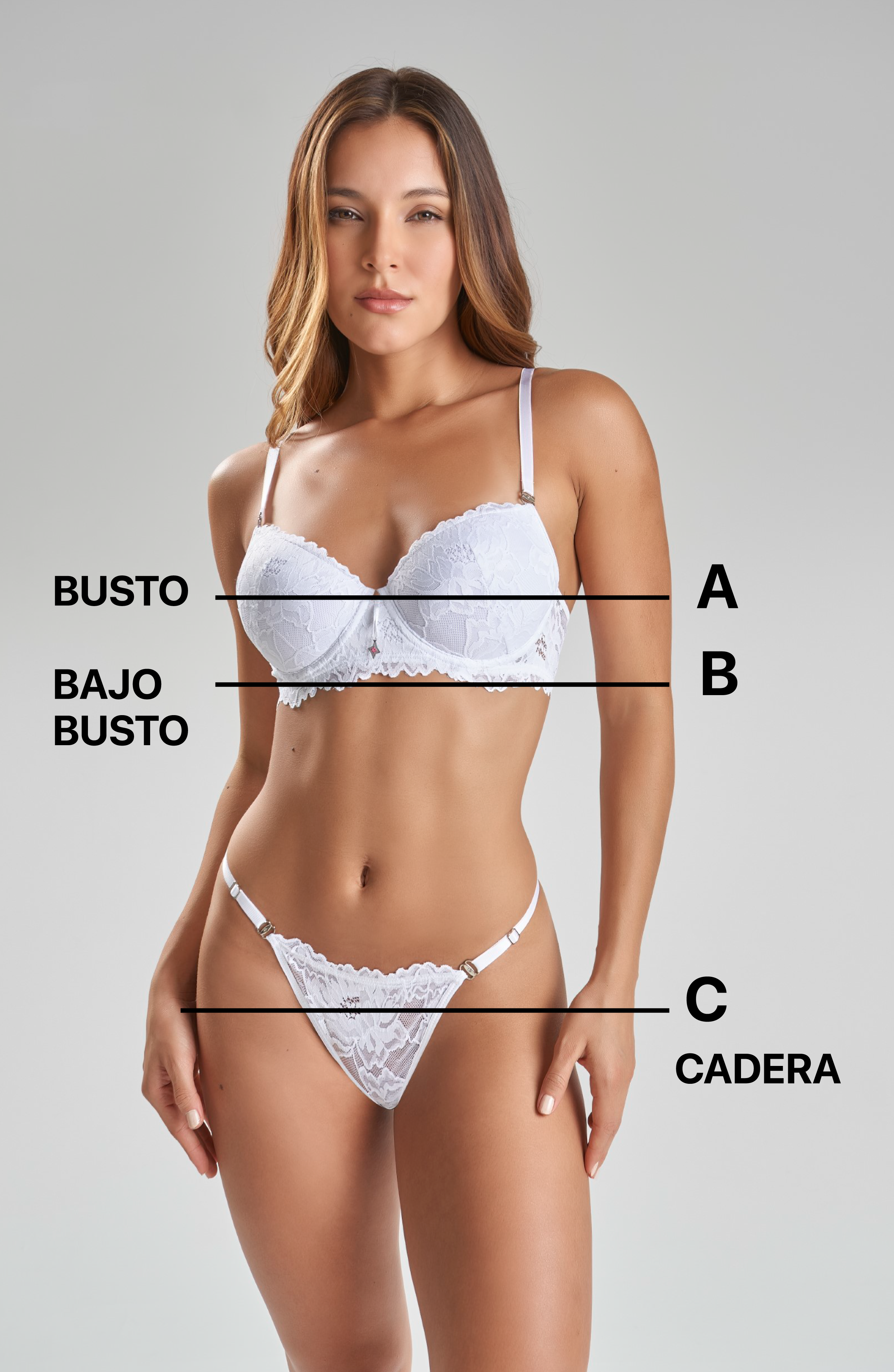 Cómo tomar tus medidas de corpiño: busto, bajo busto y cadera