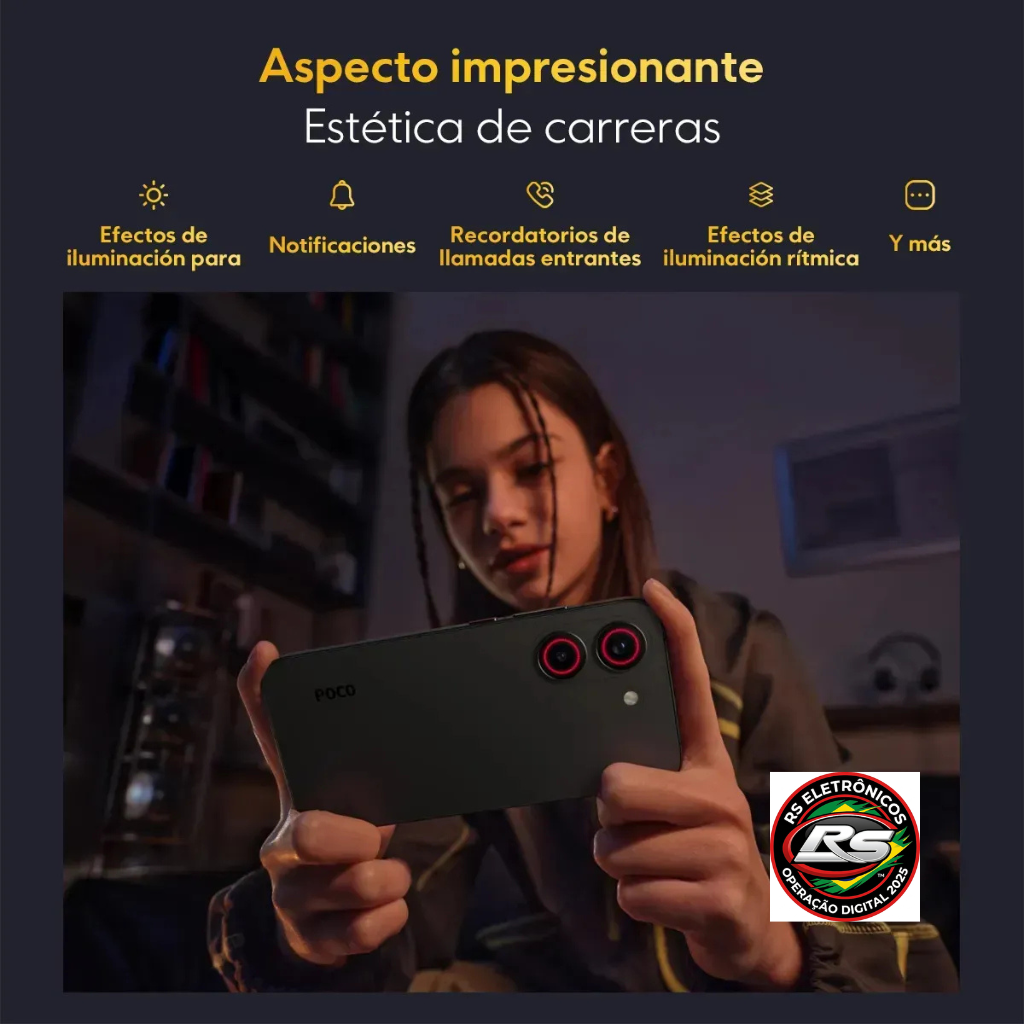 Garantia de 12 meses e Nota Fiscal Brasileira para o POCO X8 Pro 12/256GB - RS Eletr&ocirc;nicos Brasil