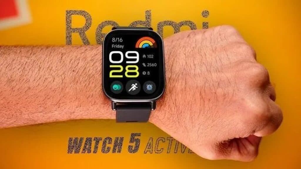 Smartwatch Xiaomi Redmi Watch 5 Active Preto (Compatível com iOS/Android) - rs eletronicos sorocaba