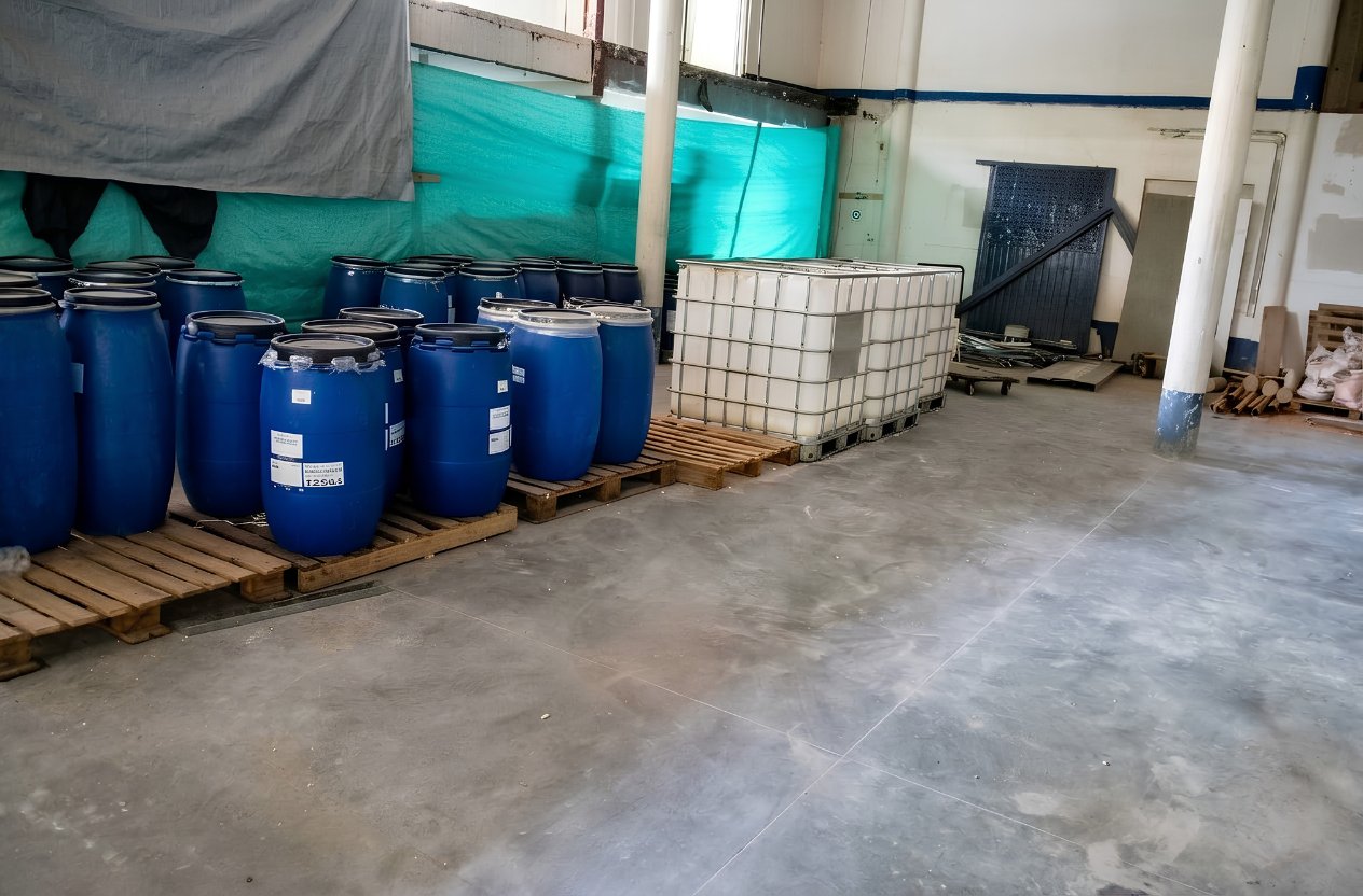Limpieza y recoleccion de escombros industriales terminada en bodega de Guayabal Medellin por Gil Escombros