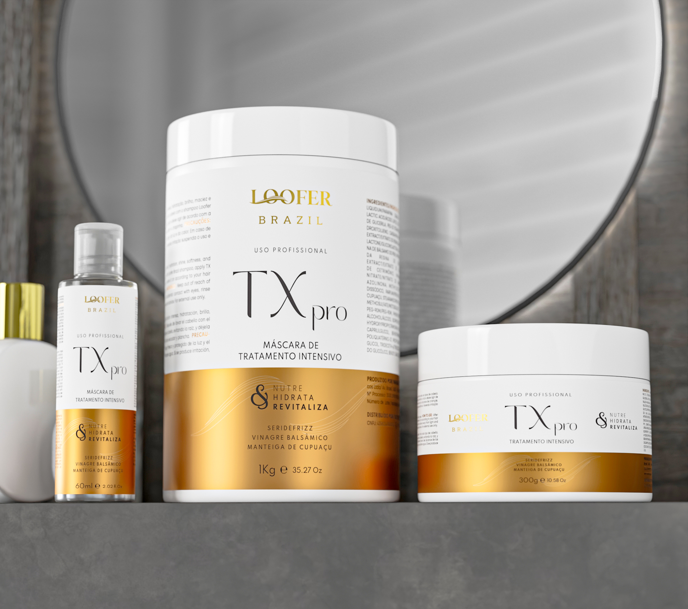 TX PRO 1L, 300g e 60g