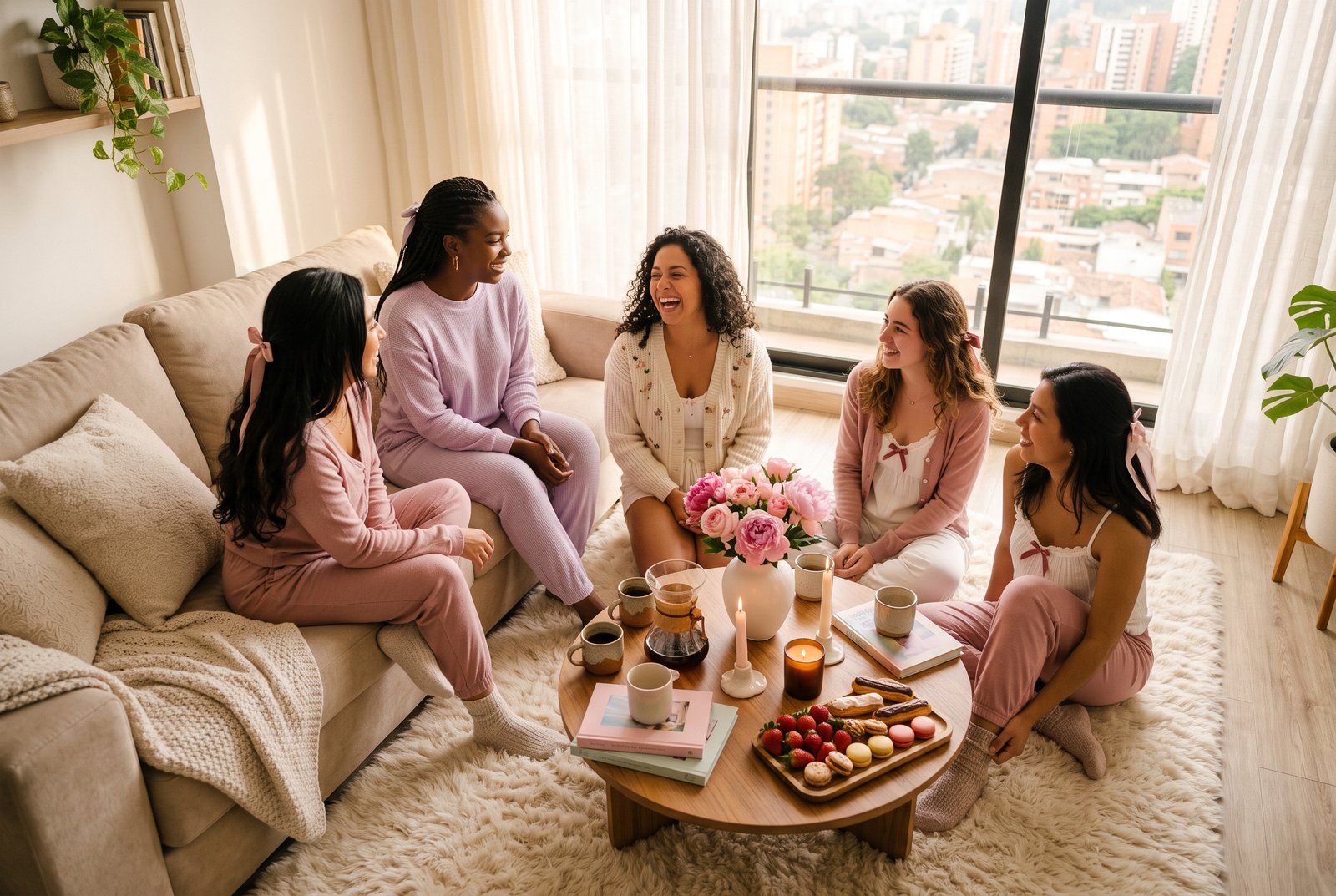 Círculo Narcisse: amigas colombianas compartiendo en casa