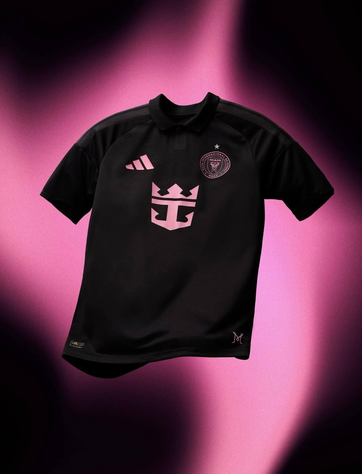 Camisa Inter Miami Away 2026 2027 Adidas Preta e Rosa