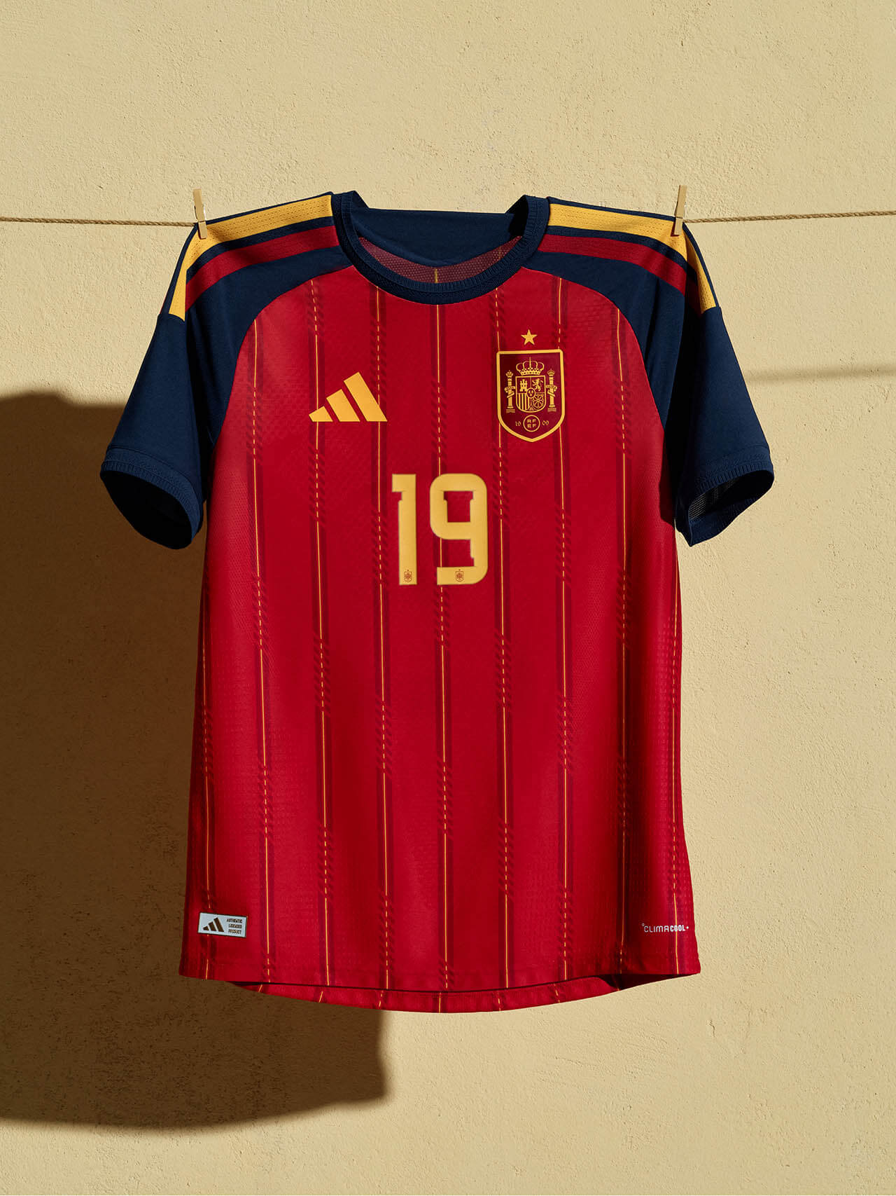 Camisa Espanha Home 2026 Adidas Vermelha