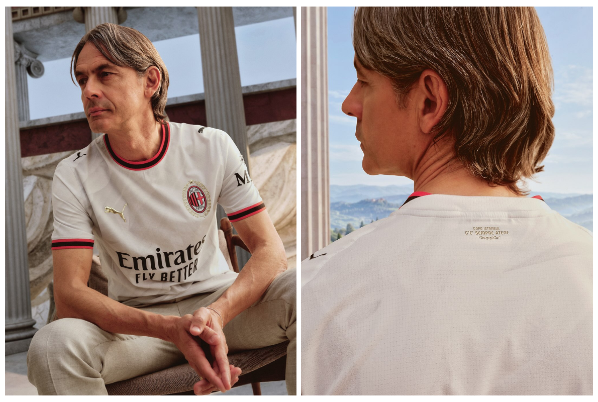 Detalhes da Camisa AC Milan Away 26/27 Puma Branca