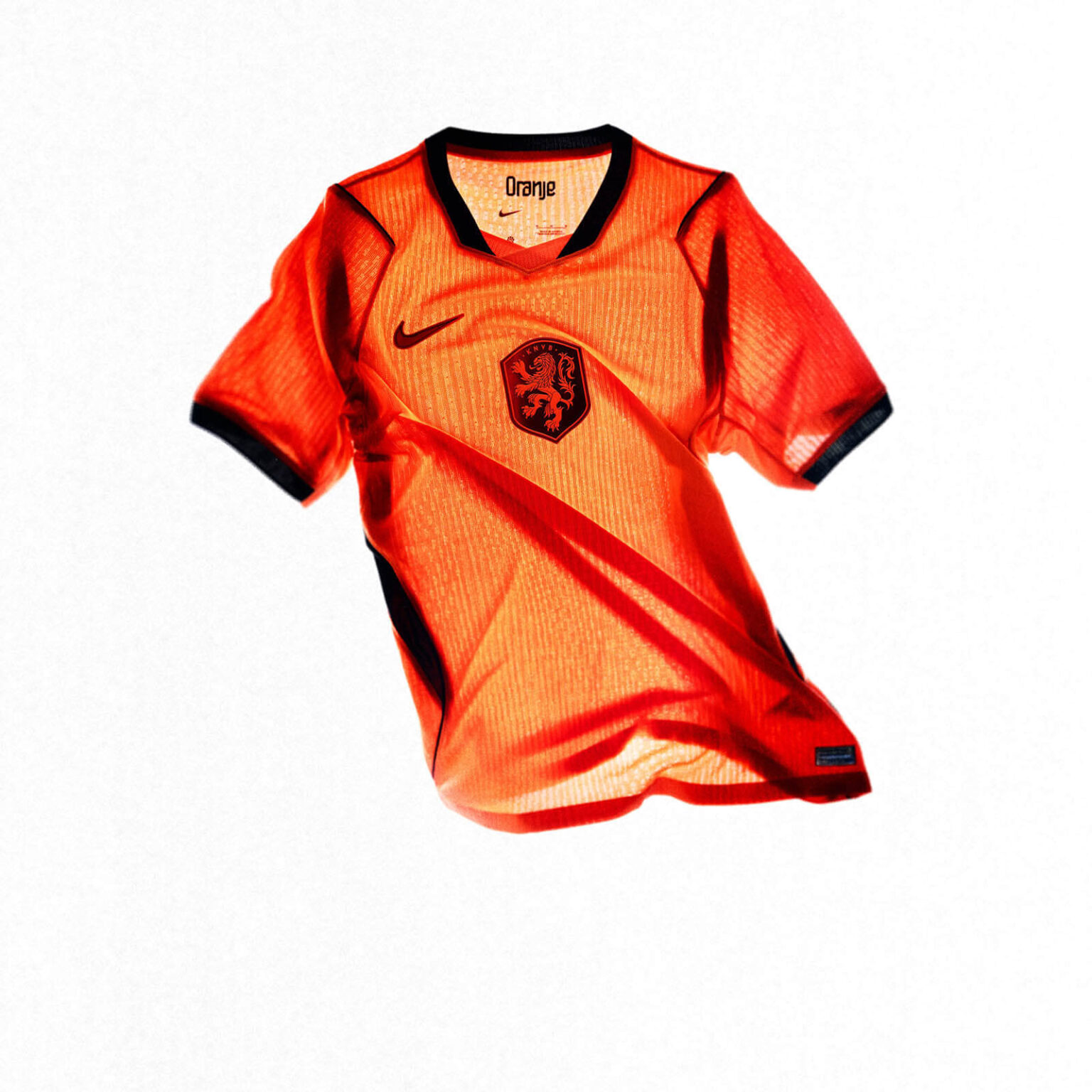 Detalhes camisa Holanda laranja 2026 Nike