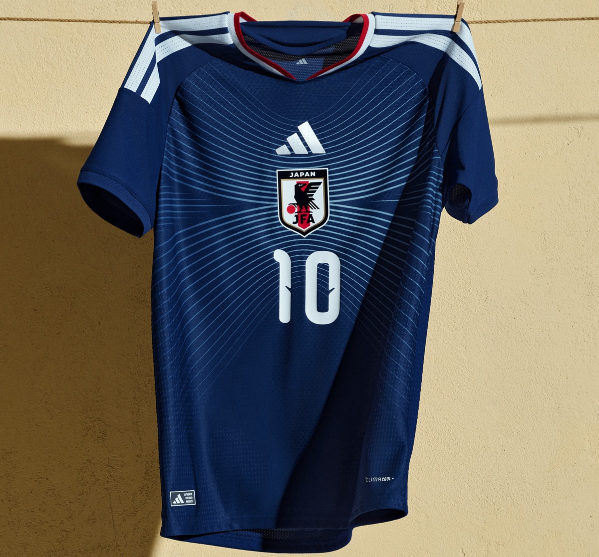 Detalhes camisa Jap&atilde;o 2026 Adidas
