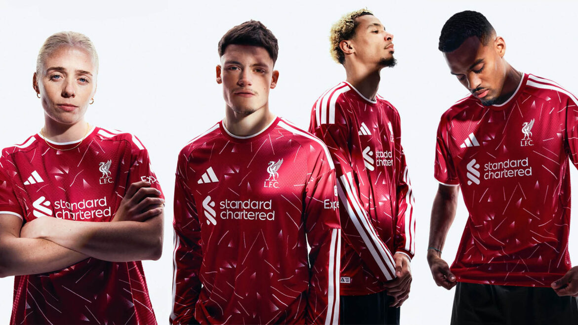 Camisa Liverpool Home 2026 Adidas Vermelha