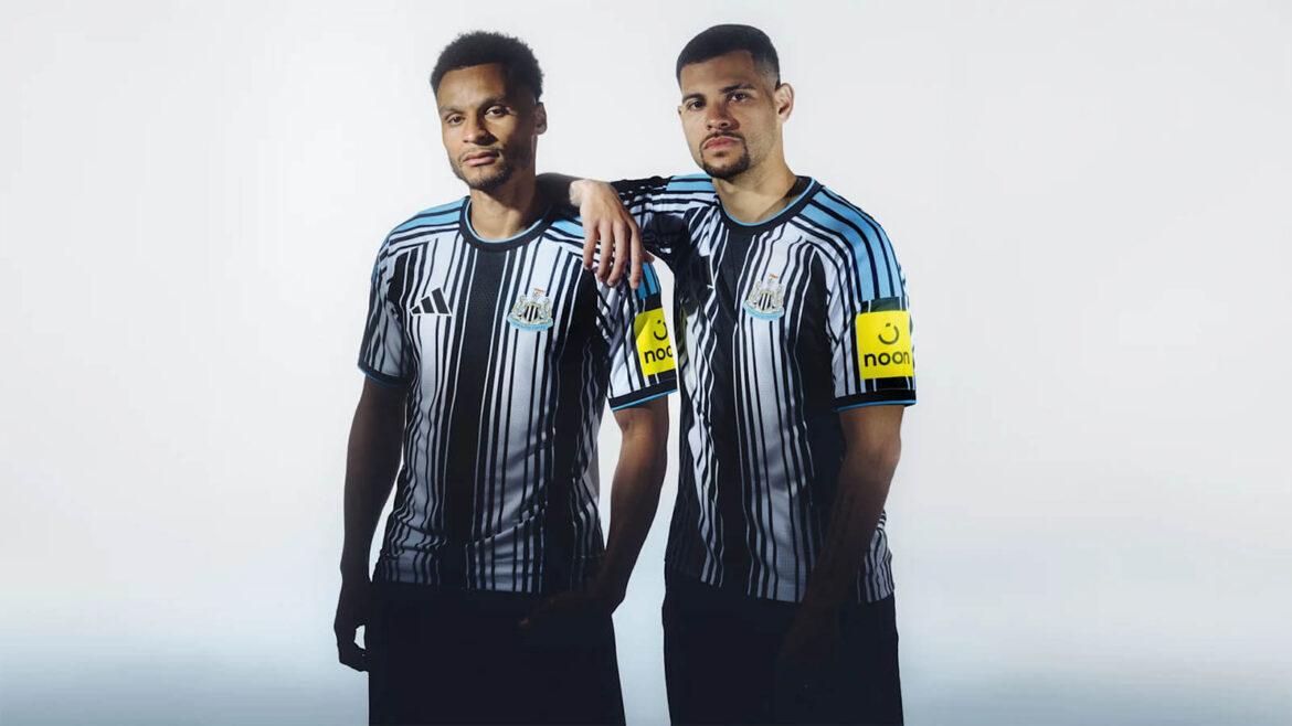 Camisa Newcastle Home I 26/27 Torcedor Adidas Masculina Branca e Preta