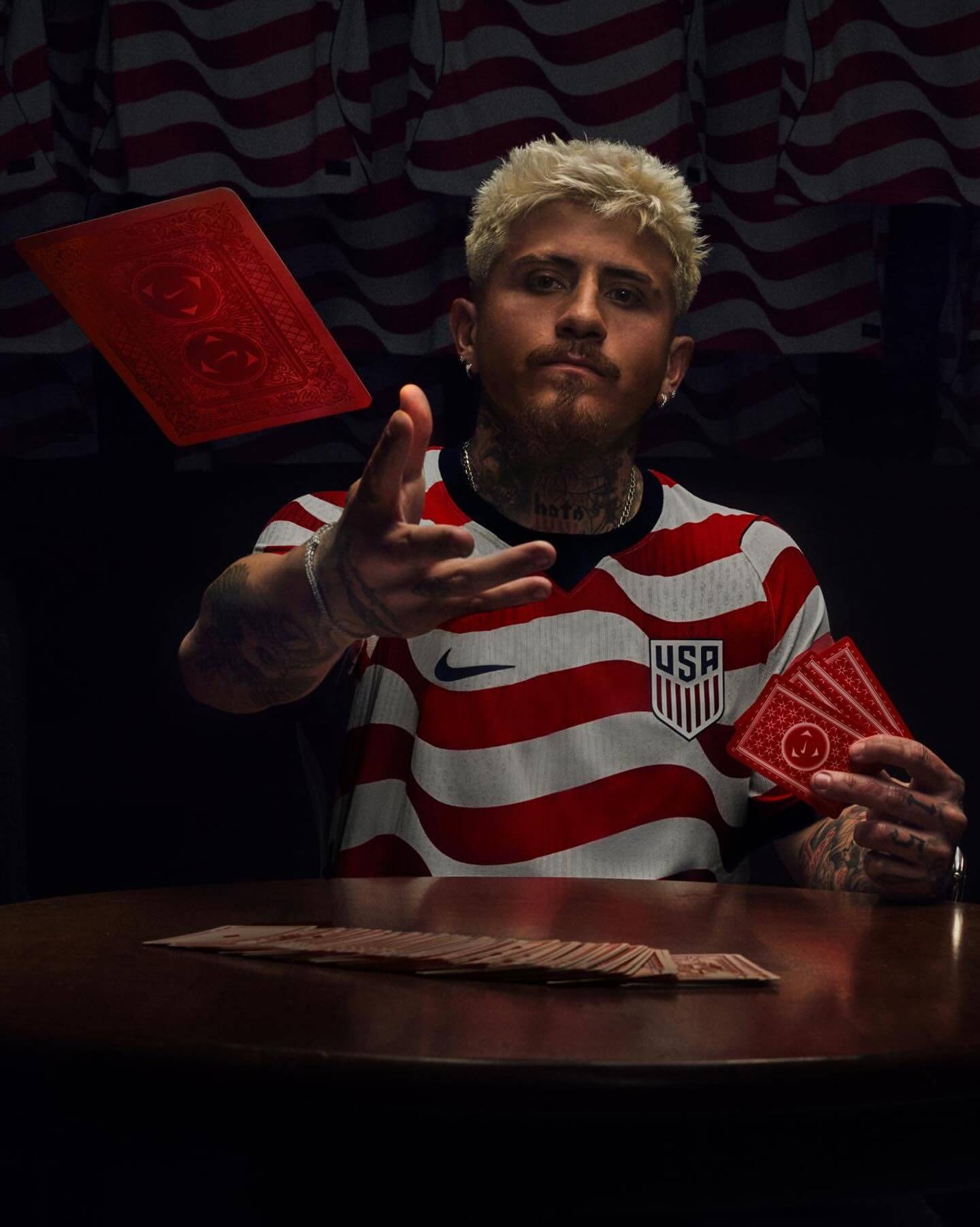 Camisa Estados Unidos 2026 branca Nike torcedor