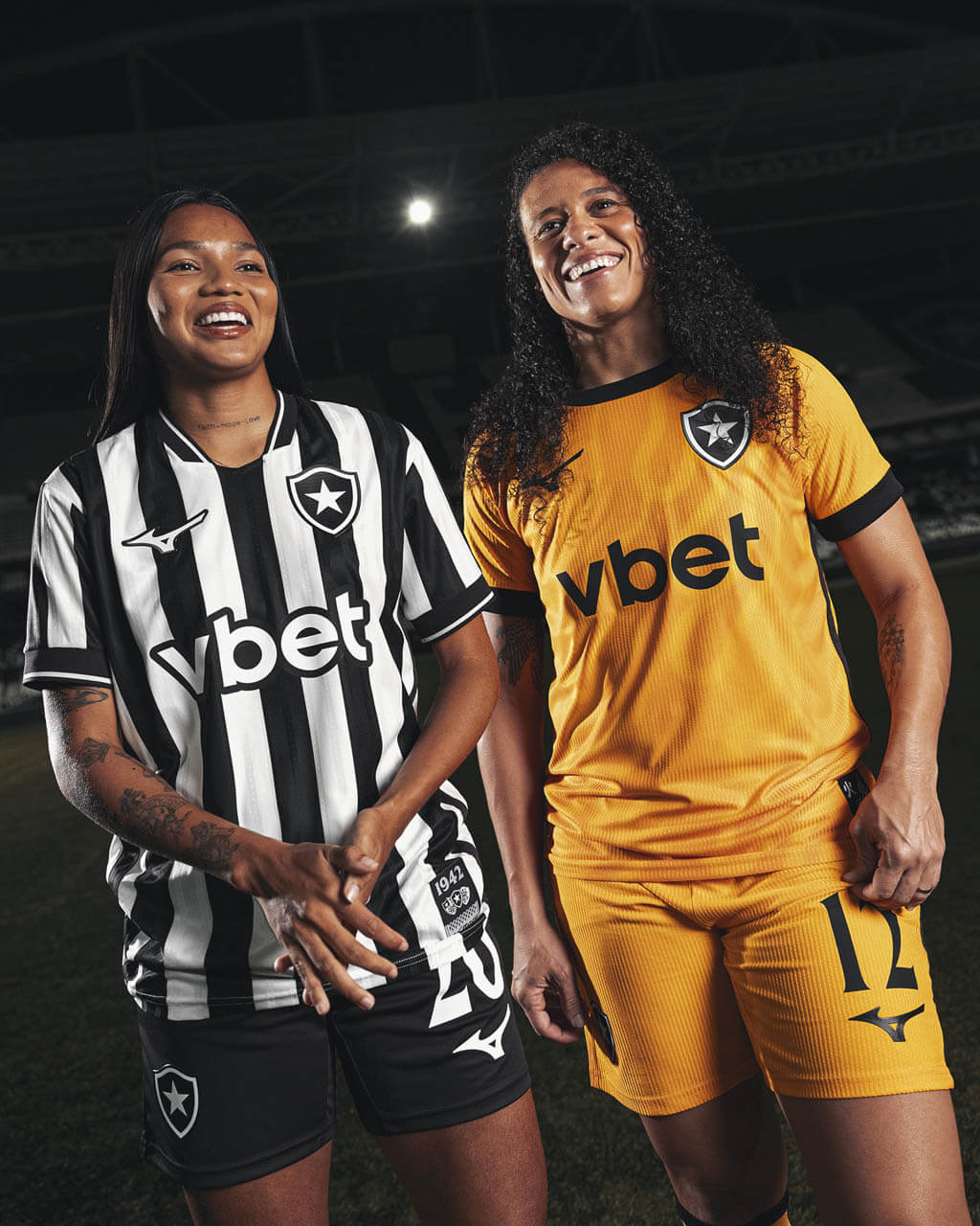 Detalhes Camisa Botafogo Goleiro 2026 Mizuno