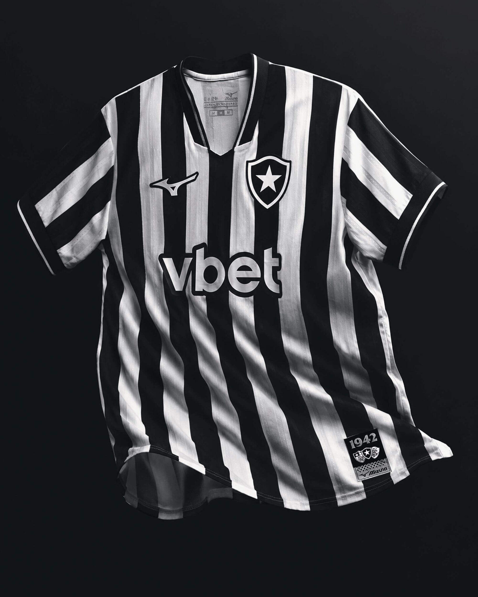 Detalhes Camisa Botafogo Home 2026 Mizuno