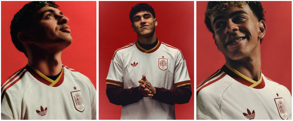 Detalhes Camisa Feminina Espanha Away 2026 Adidas