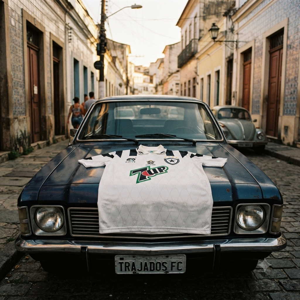 Detalhes Camisa Retr&ocirc; Botafogo Third 1996