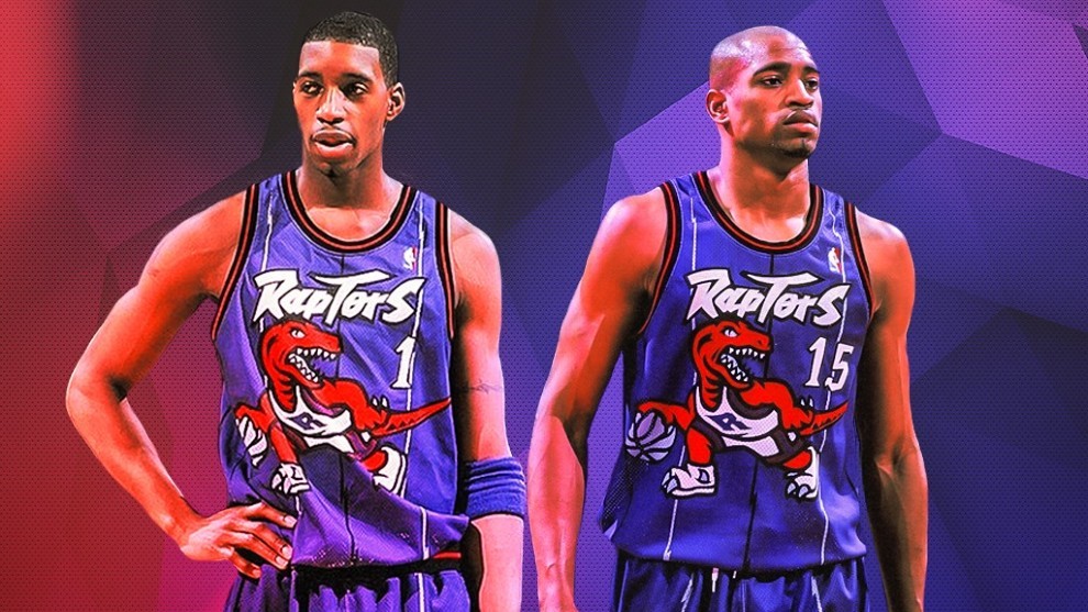 Camiseta NBA Retrô Toronto Raptors 1998/99 Branca Swingman