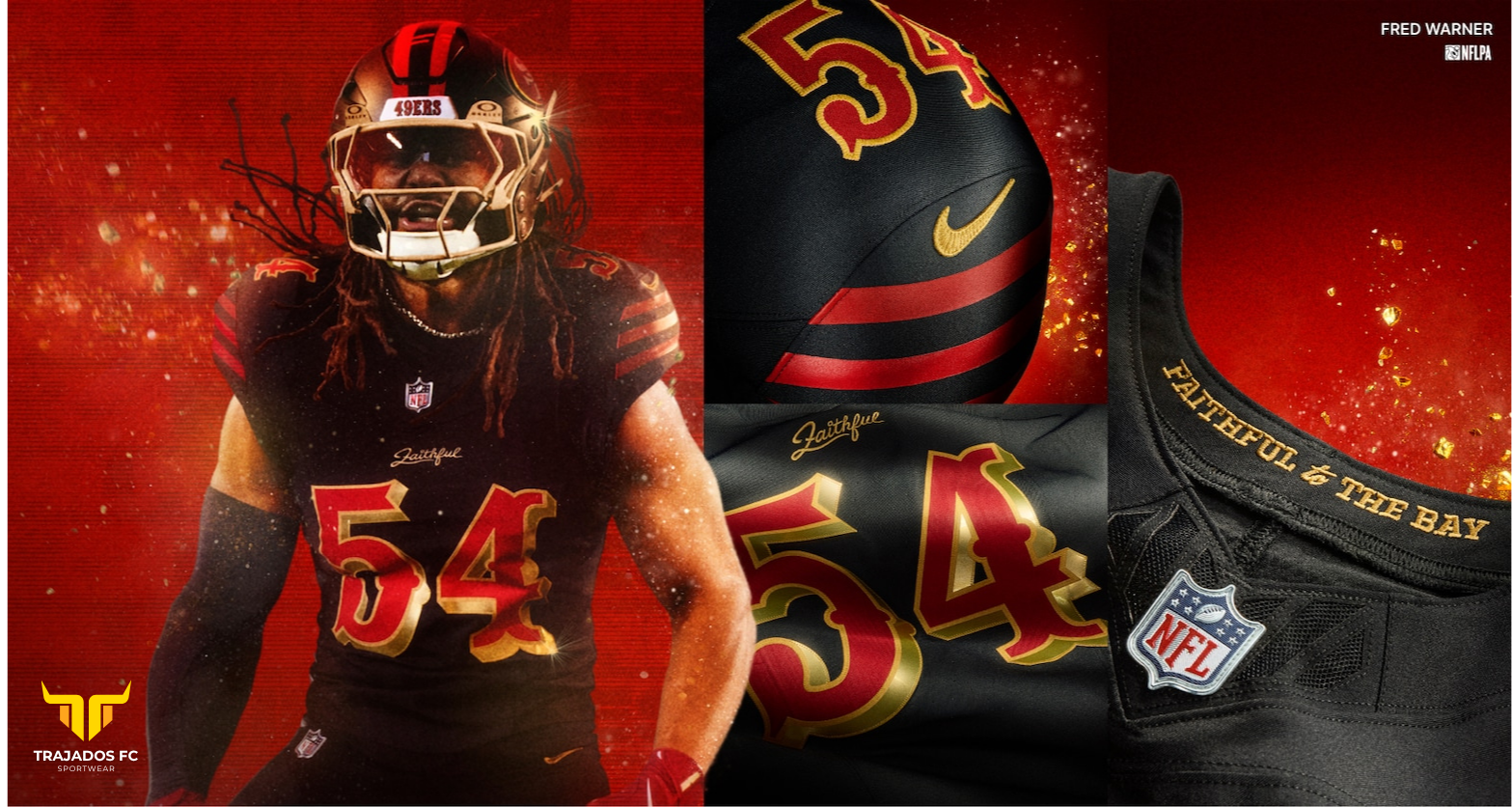 Camisa NFL San Francisco 49ers Vapor F.U.S.E. Limited Jersey 2025 Rivalries