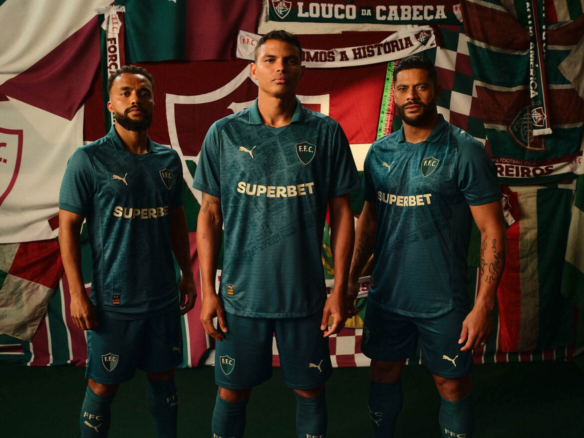 Camisa Fluminense III 26/27 Puma Torcedor Verde Laranjeiras