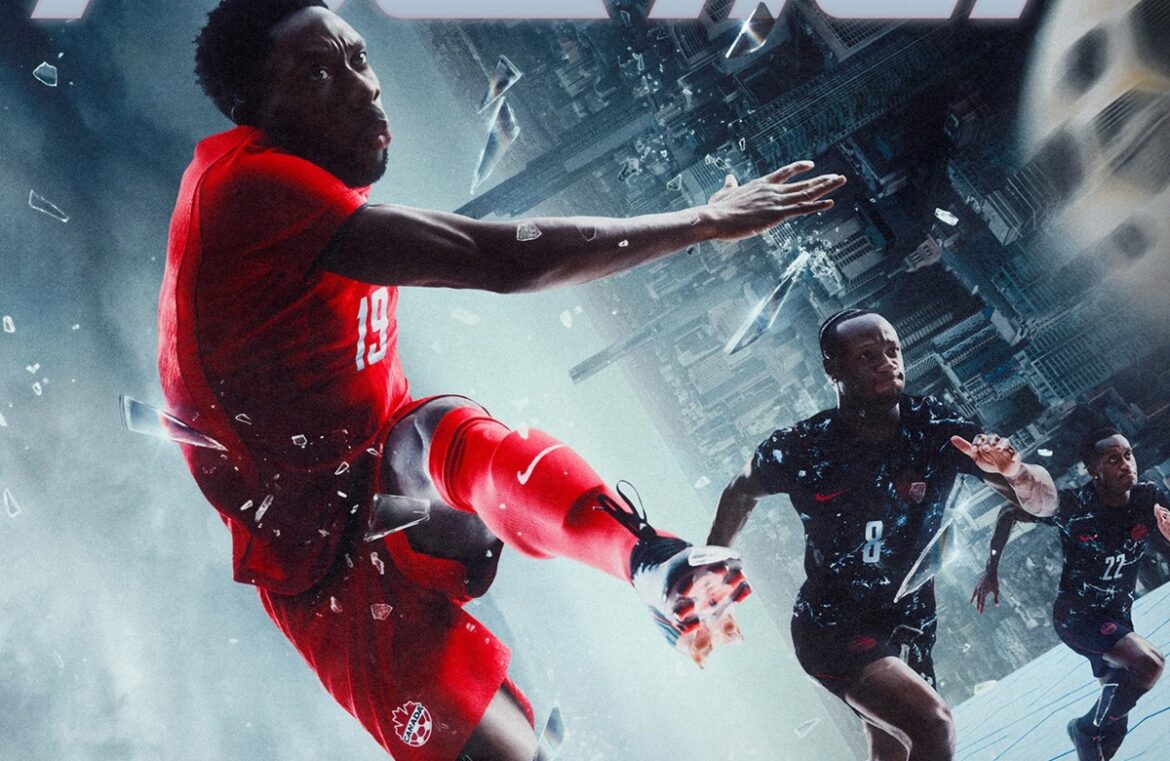 Detalhes camisa Canad&aacute; 2026 Nike vermelha