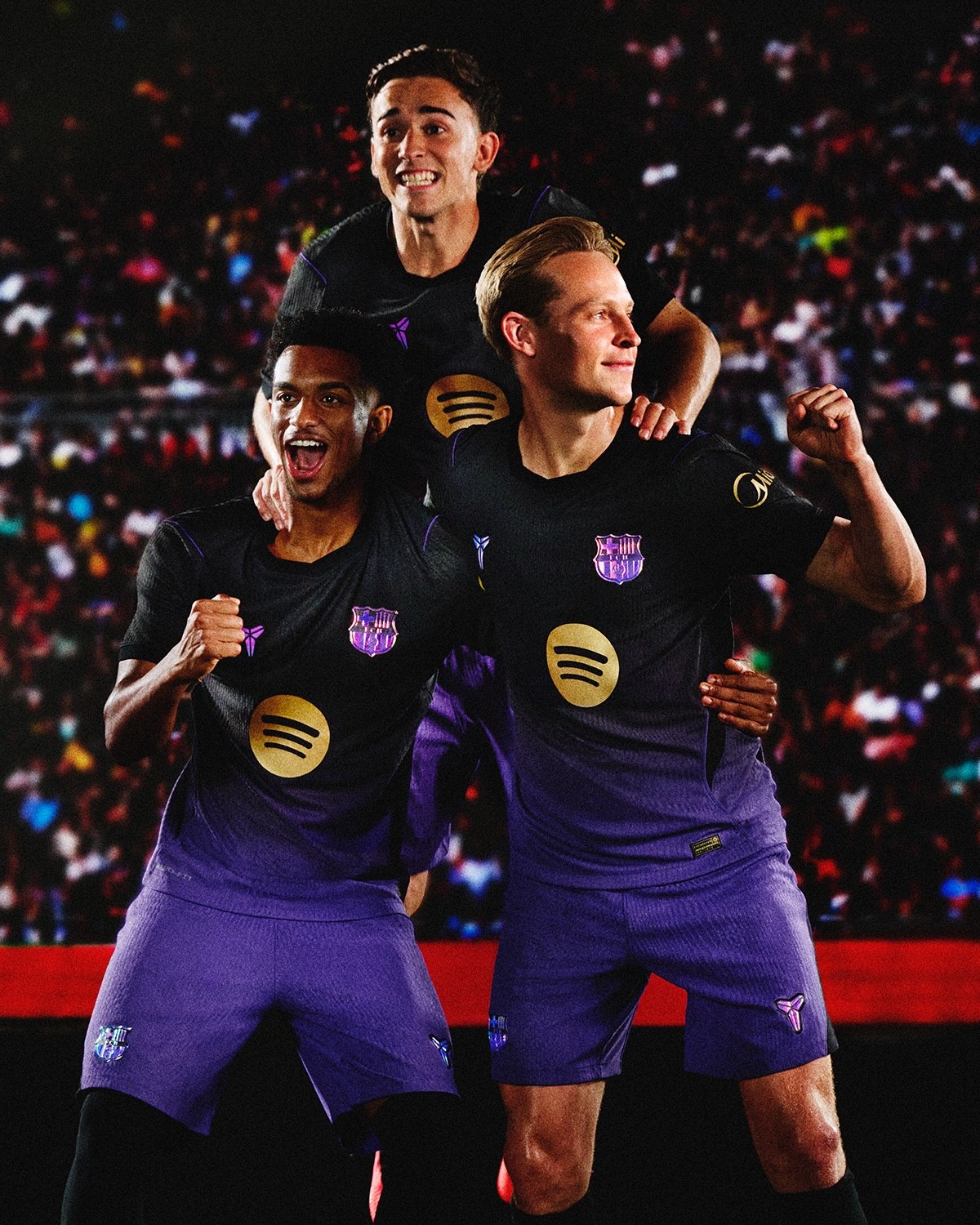 Camisa Barcelona Away x Kobe Bryant 2026/27 Nike Roxa e Preta