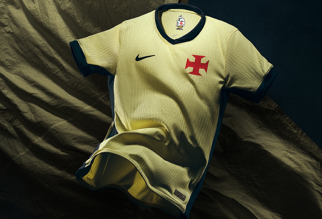 Camisa Vasco da Gama III 26/27 Torcedor Nike Masculina Amarela