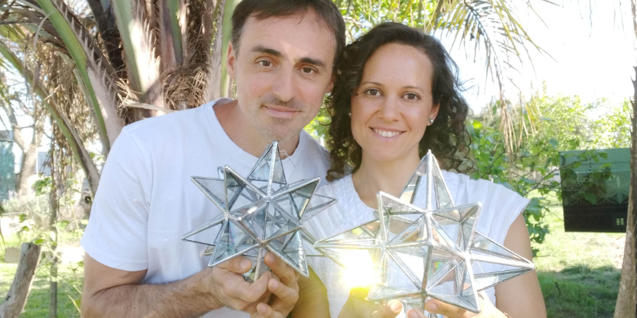 Prisma en interior o naturaleza