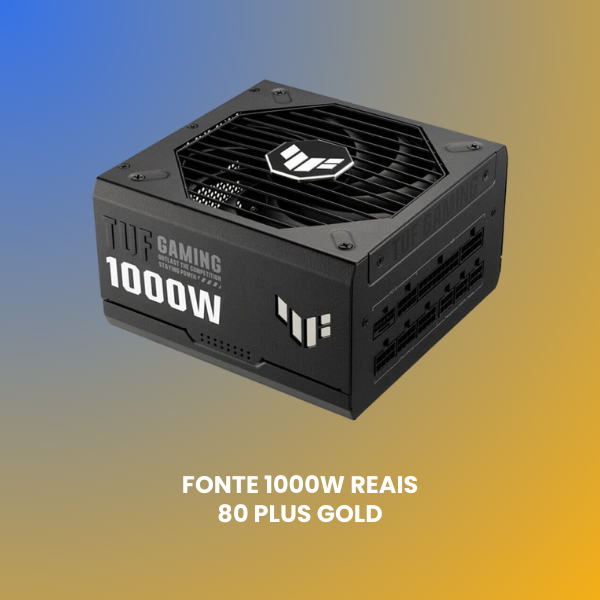 fonte 1000w reais 80 plus platinum