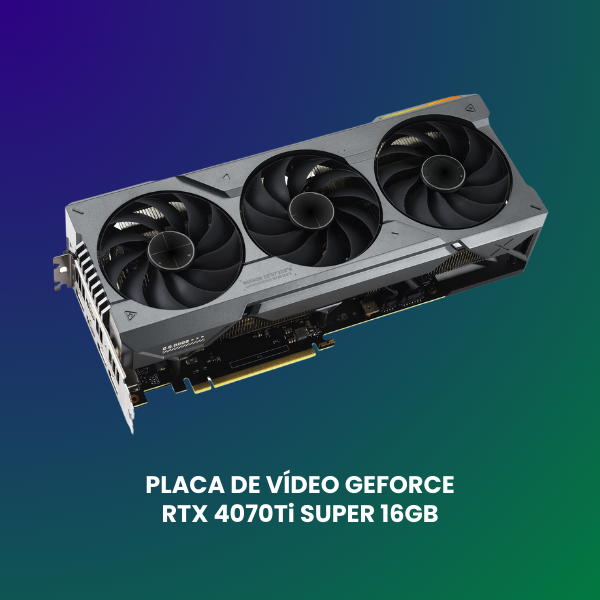 placa de video gpu geforce nvidia rtx 4070