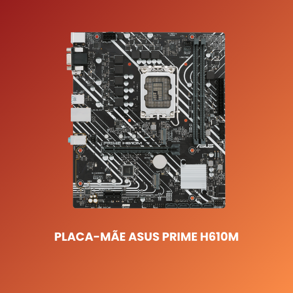 placa mãe asus prime h610m motherboard