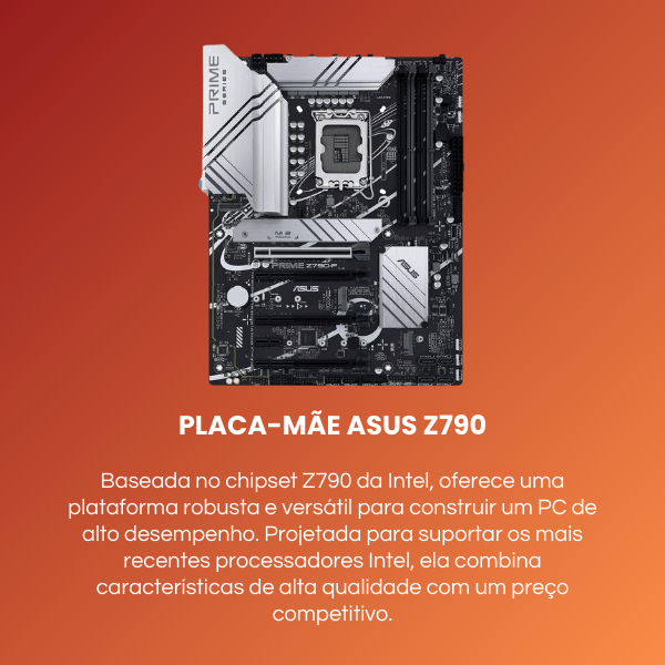 placa mãe asus z790 motherboard wifi