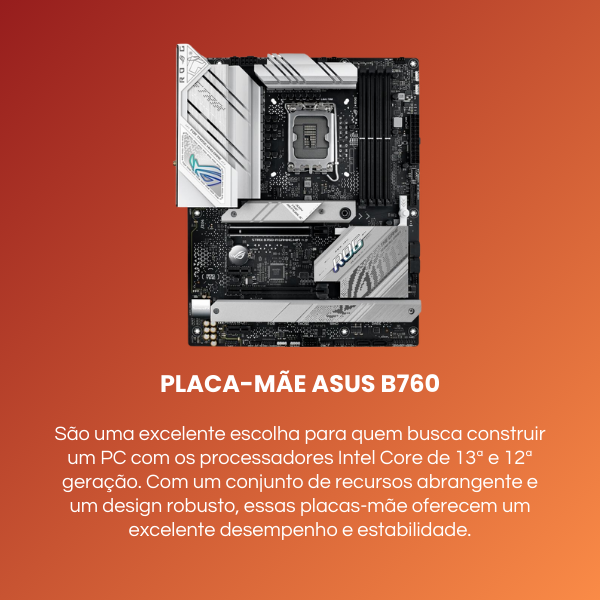 placa mãe asus h610 motherboard wifi