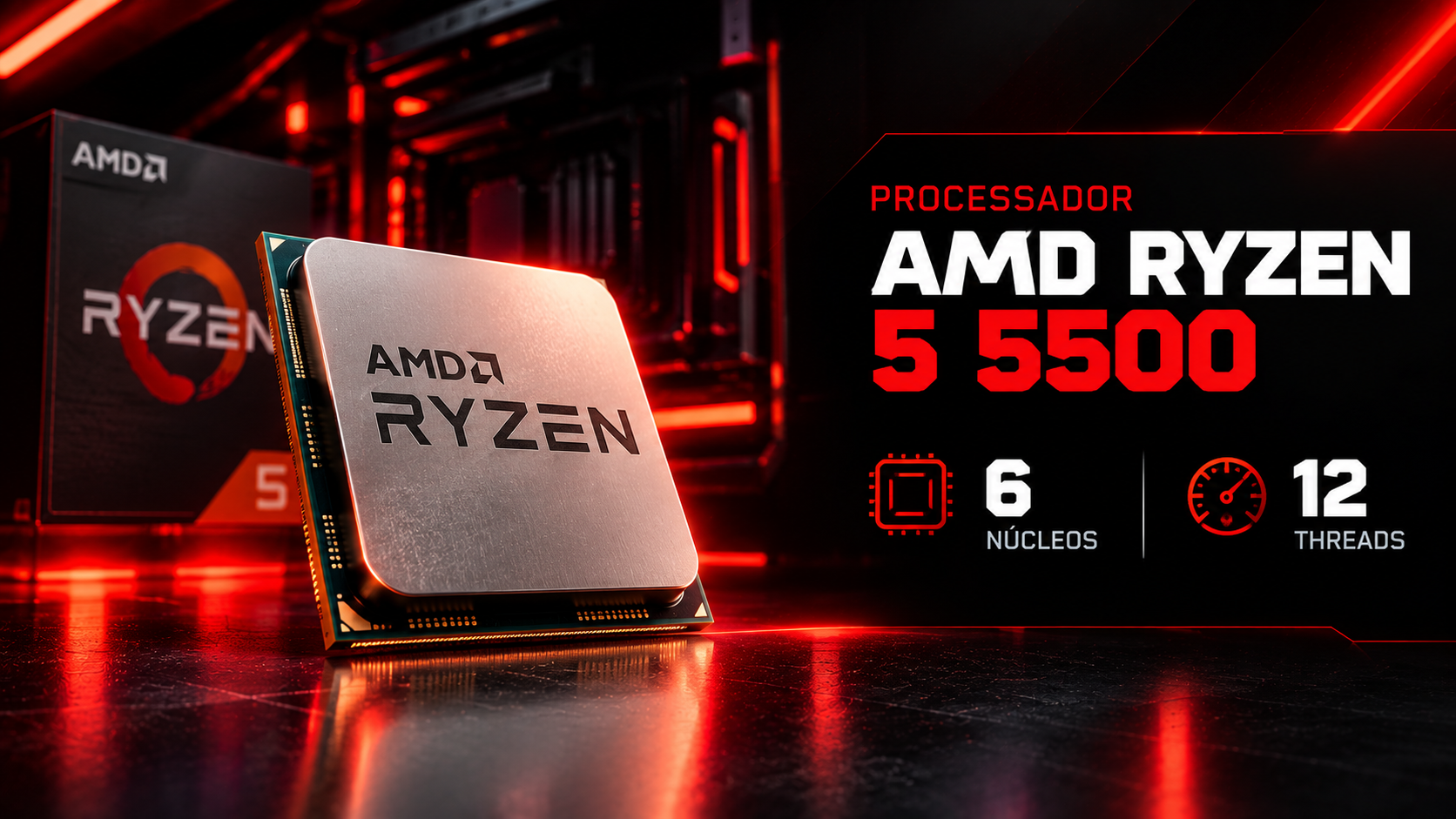 Processador AMD Ryzen 5 5500