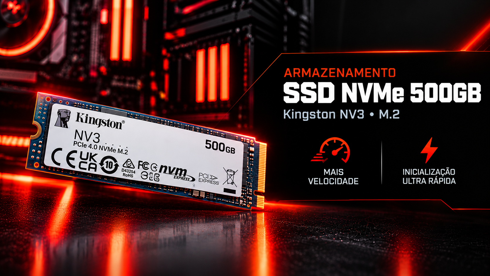 SSD Kingston NV3 500GB M.2 NVMe