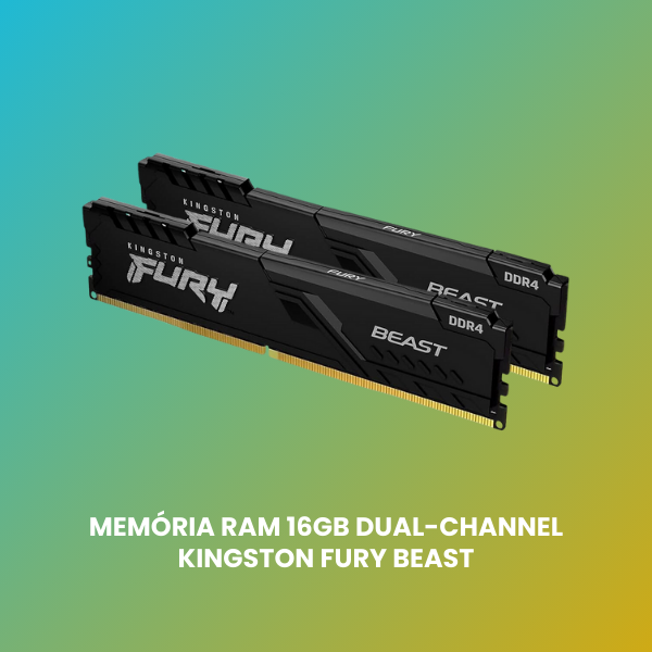 memoria kingston fury beast 16gb 2x8gb ddr4