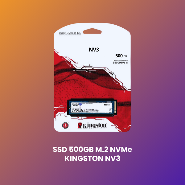 ssd nvme m.2 500gb kingston nv3