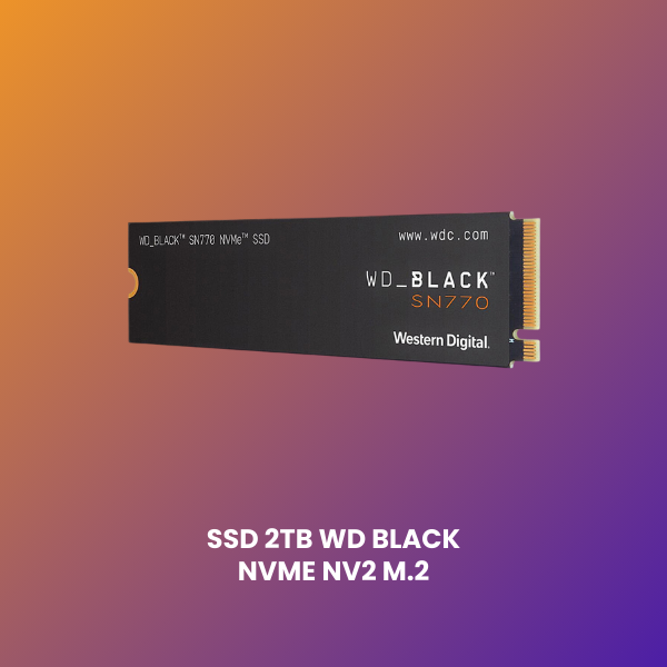 ssd nvme 2tb western digital black nv2 m.2