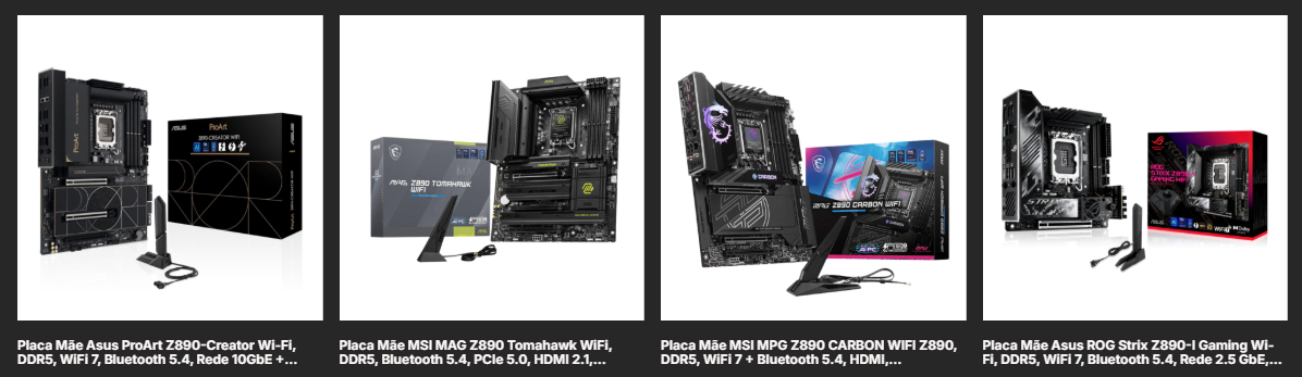 placa mãe intel lga 1851 z890